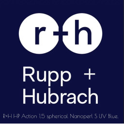 Лінзи для окулярів R+H HP Action 1.5 spherical Nanoperl S UV Blue
