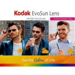 Kodak 1.56 EvoSun Photo Brown/Grey CleAR