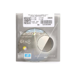 Essilor 1.5 Orma Transitions GEN 8 Brown/Grey Crizal Easy Pro